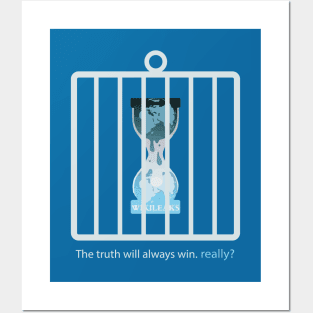 Wikileaks in problems Posters and Art